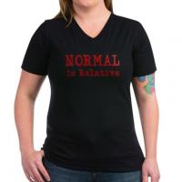 Normal is relative tshirts and gifts from streetarmor.com